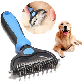 Stainless Steel Pet Deshedding Comb for Dogs & Cats – Detanglo™