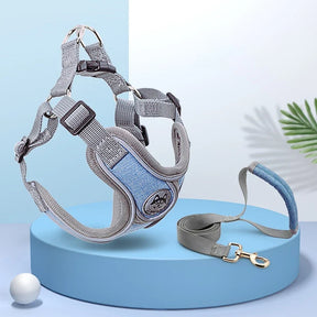 Soft Reflective Nylon Chest Harness for Dogs & Cats – Dovex™