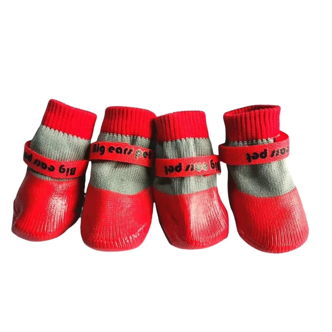 Waterproof Non-Slip Pet Socks with Adjustable Fit – PawShield™