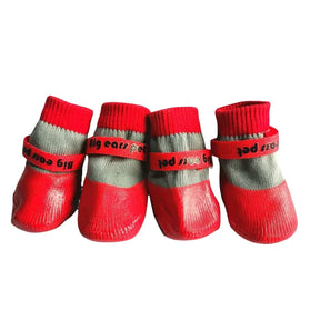 Waterproof Non-Slip Pet Socks with Adjustable Fit – PawShield™