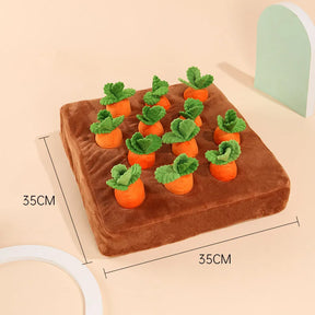 Carrot Snuffle Toy Interactive Slow Feeder for Dogs & Cats – Snuffo™