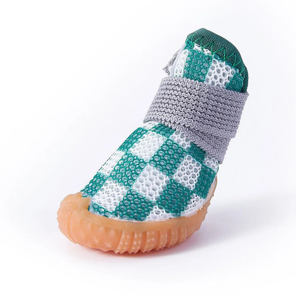 Non-Slip Pet Shoes with Breathable Upper & Adjustable Straps – StreetPaws™