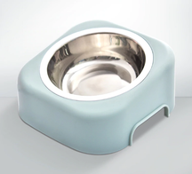 Plastic & Stainless Steel Pet Bowl with Removable Base – Nomi™