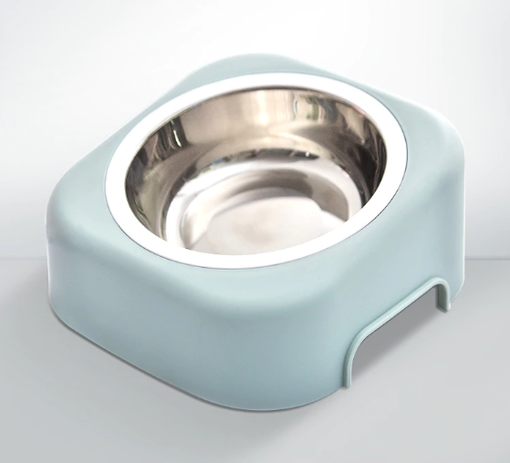 Plastic & Stainless Steel Pet Bowl with Removable Base – Nomi™