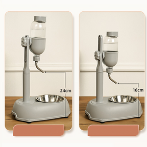 Anti-Spill Pet Water Dispenser & Feeder Bowl – Vesko™