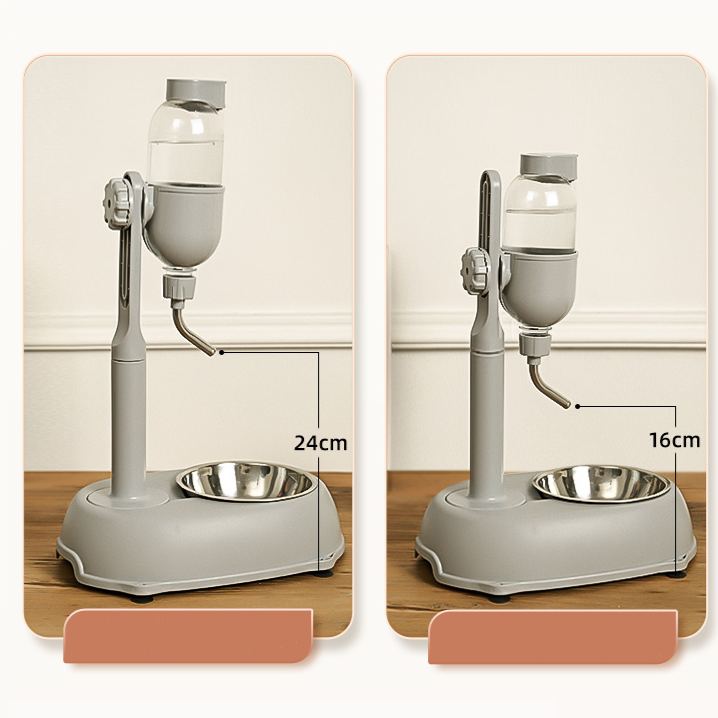 Anti-Spill Pet Water Dispenser & Feeder Bowl – Vesko™