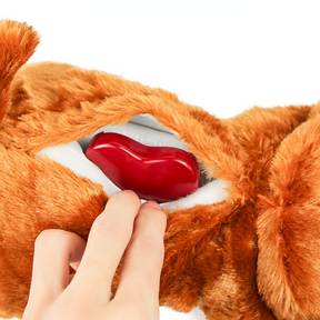 Heartbeat Calming Plush Bear Toy for Pets – Heartwyn™