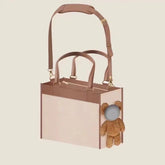 Soft Brown Teddy Bear Pet Carrier Bag for Dogs & Cats – Cubby™