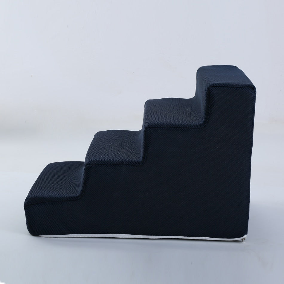 Pet Stairs for Dogs & Cats – Soft Foam Steps for Beds & Sofas – Pawrise™