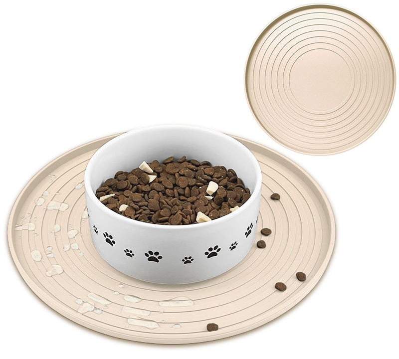 Silicone Pet Feeding Mat – Round, Non-Slip Design – Silvex™