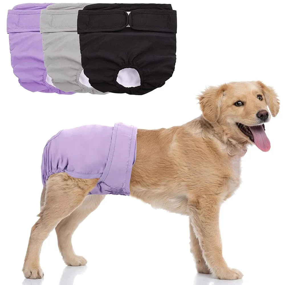Reusable Dog Diaper – Washable & Adjustable for Heat Cycle – Zolara™
