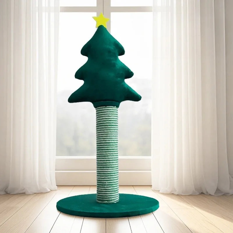 Christmas Tree Cat Scratcher – Sisal Scratching Post – Vosca™