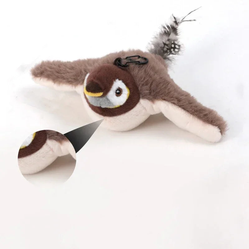 Rechargeable Interactive Bird Toy with Catnip for Cats – Chirvo™