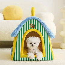 Pet House Bed with Removable Cover & Machine-Washable Design – EverNest™