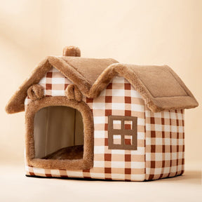 Machine-Washable Pet House Bed with Detachable Design – Havenly™
