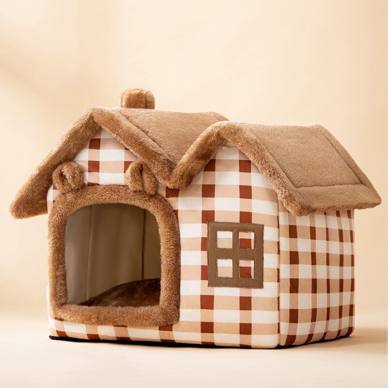Machine-Washable Pet House Bed with Detachable Design – Havenly™