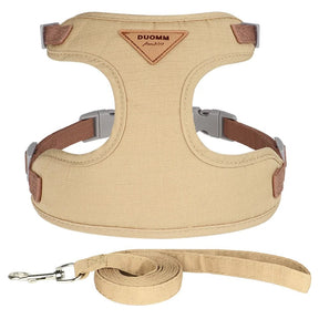 Chest Harness, Collar & Leash Set for Small to Medium Dogs – Barklow™