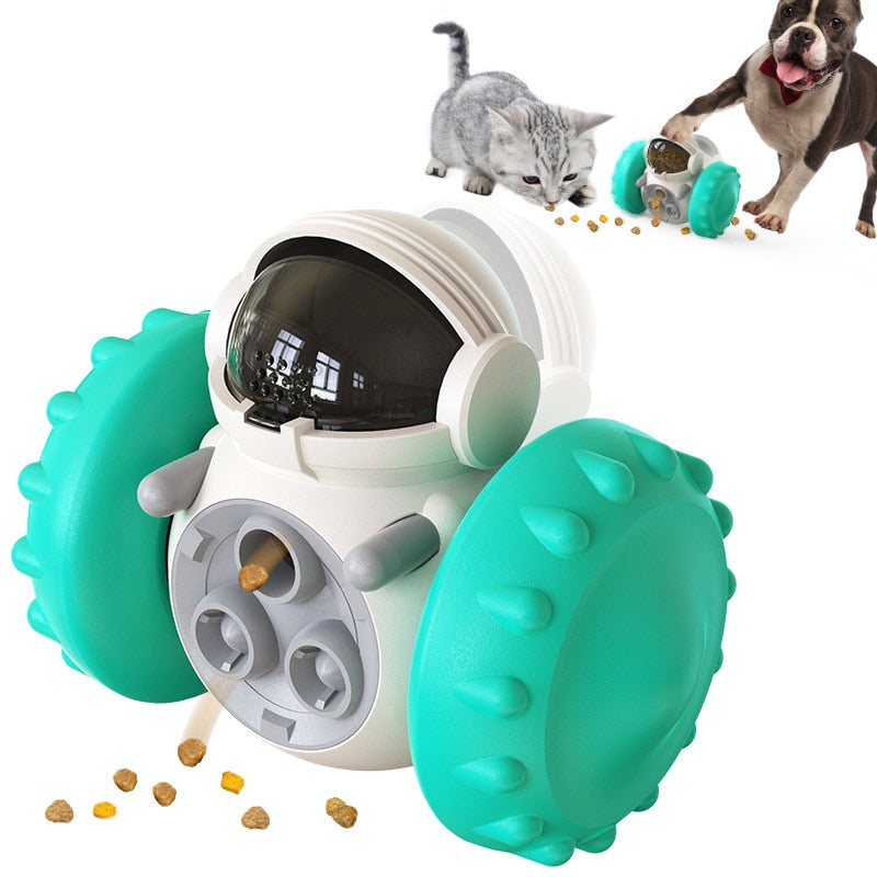 Interactive Gravity Treat Dispenser Toy for Dogs & Cats – Tumblo™