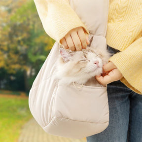 Sling Pet Carrier Bag with Side Opening for Dogs & Cats – Bramo™