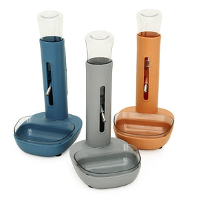 2-in-1 Anti-Spill Pet Food & Water Bowl Dispenser – Fogwell™