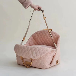Luxury Pet Carrier Bag with Shoulder Strap & Car Seat Use – LuxTote™