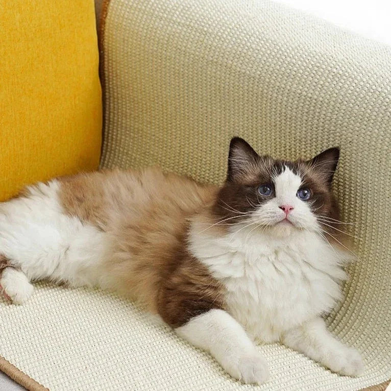 Sisal Cat Scratching Mat - Rollable Furniture Protector – Kratzo™