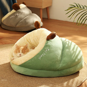 Cotton Slipper Pet Bed for Small & Medium Dogs and Cats – SnugStep™