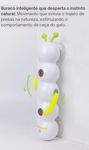 Interactive Motion-Activated Worm Toy for Cats – SnapBurrow™