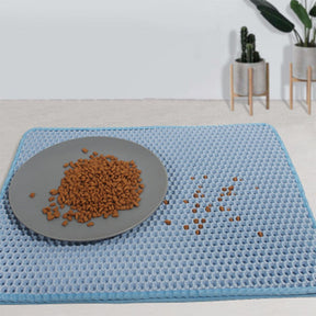 Cat Litter Trapping Mat with Double-Layer Waterproof Design – Trapzy™