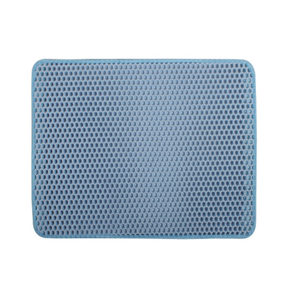 Cat Litter Trapping Mat with Double-Layer Waterproof Design – Trapzy™