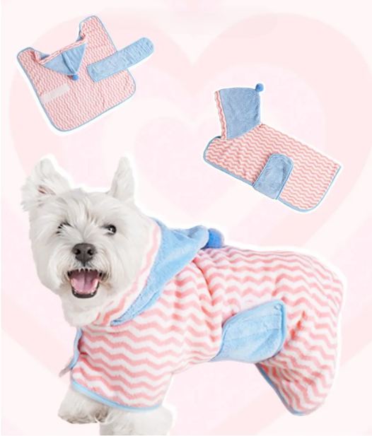 Ultra-Absorbent Pet Bath Towel, Sizes XS to XL, for Dogs & Cats – Sorbex™