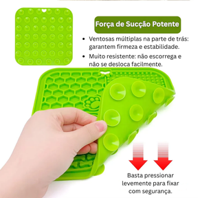 Silicone Slow Feeder Licking Mat with Spatula for Dogs & Cats – Lapzo™