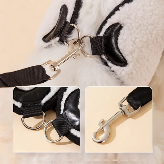 Bear & Panda Print Pet Collar & Leash Set – Pandly™