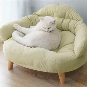 Velvet Pet Sofa Bed with Non-Slip Base – PlushHaven™