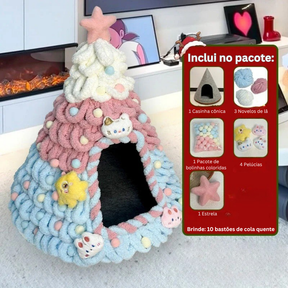Christmas Tree Pet Cave Bed DIY Decorating Kit – MerryNook™