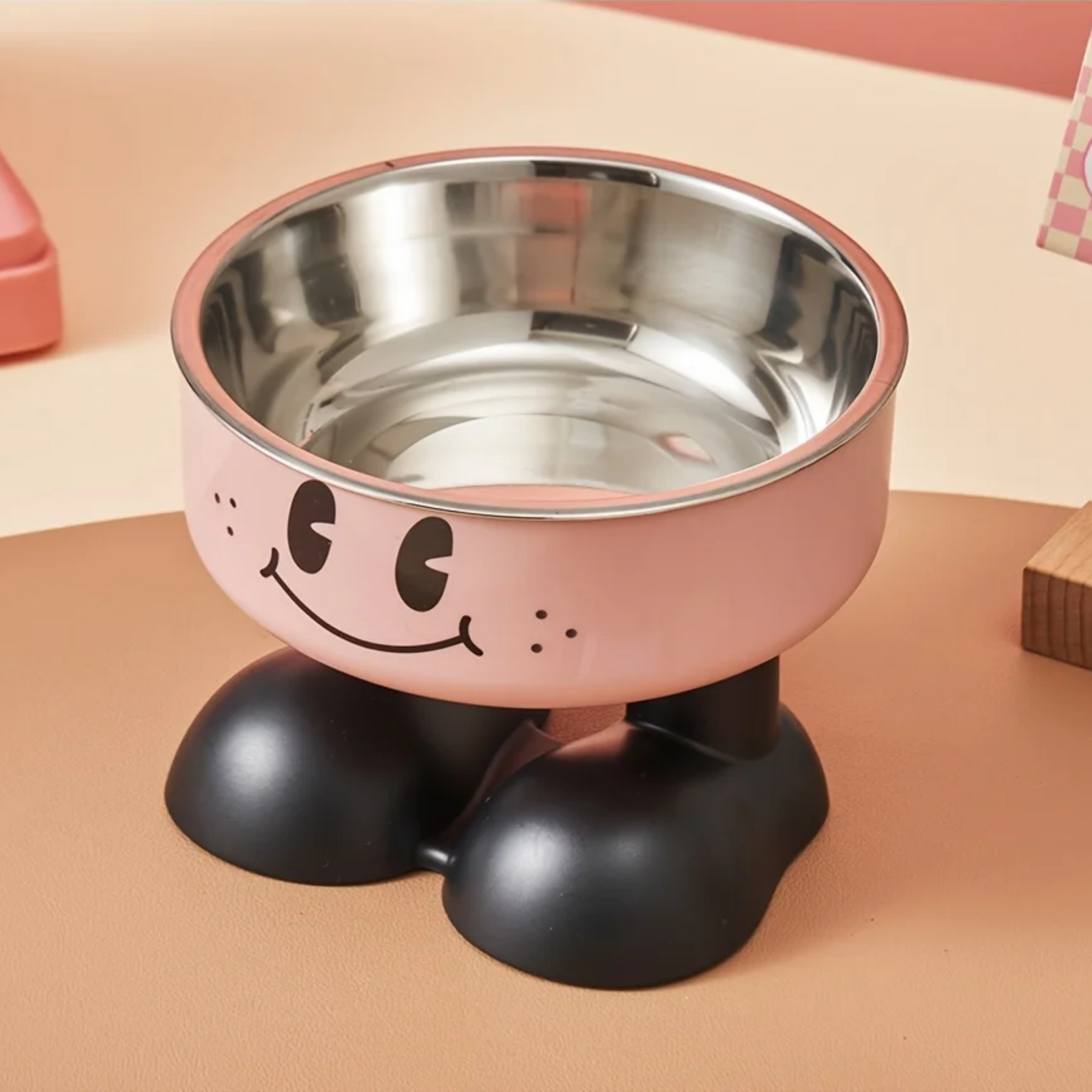 Elevated Stainless Steel Pet Bowl with Non-Slip Stand – Raiselle™