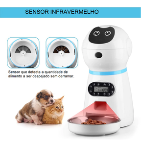 Smart Automatic Pet Feeder with Voice Recorder – Portiva™