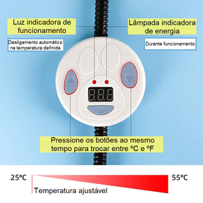 Heated Pet Mat with 7 Temperature Levels & Thermostat – WarmNest™