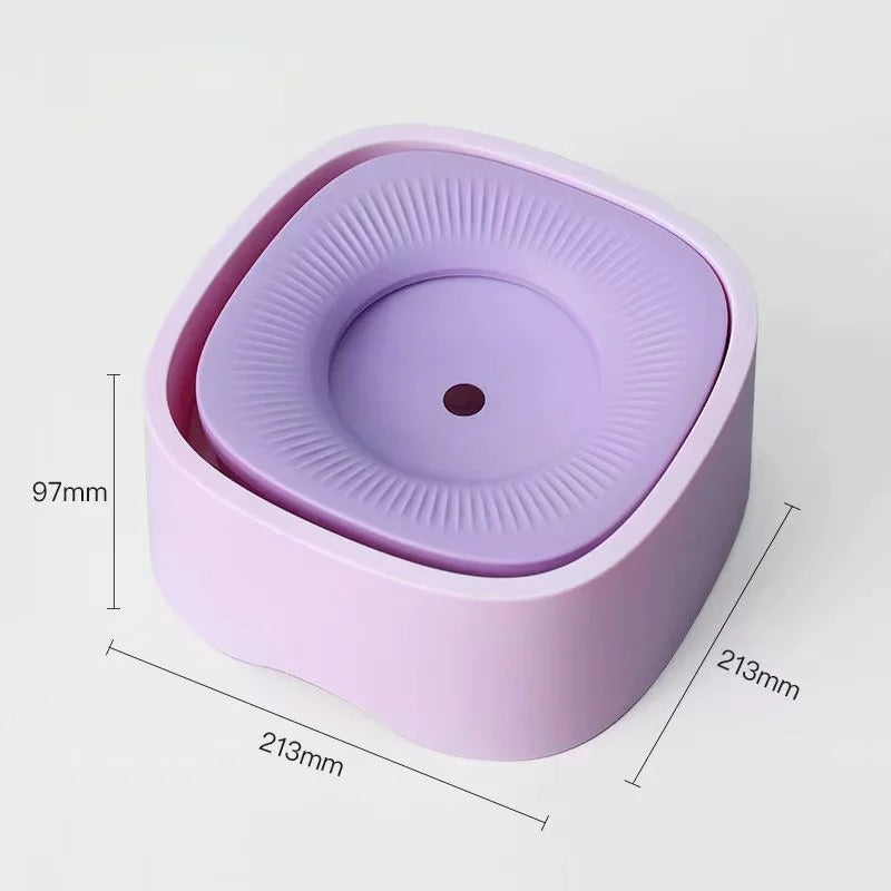 Floating Anti-Splash Pet Bowl – No-Spill Water Dish – Floatie™