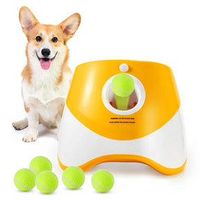 Automatic Ball Launcher & Treat-Dispensing Pet Toy – Flingo™
