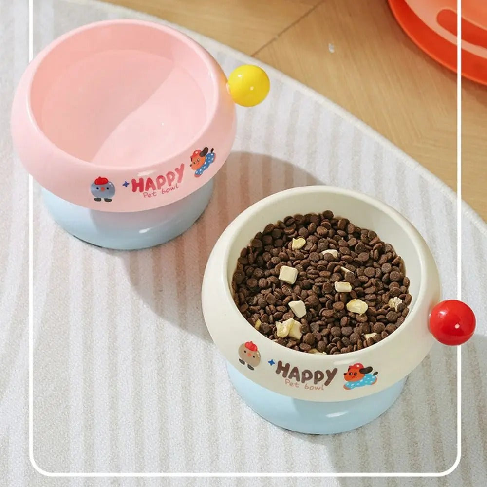 Elevated Pet Bowl for Dogs & Cats with Stainless Steel Insert – Nooka™
