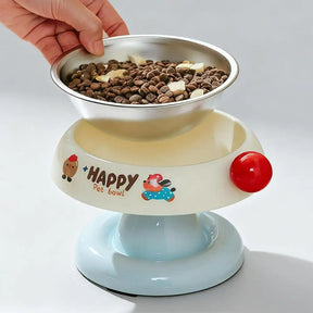 Elevated Pet Bowl for Dogs & Cats with Stainless Steel Insert – Nooka™