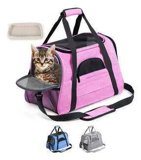 Waterproof Pet Carrier Bag with Ventilated Mesh Windows – Bexly™