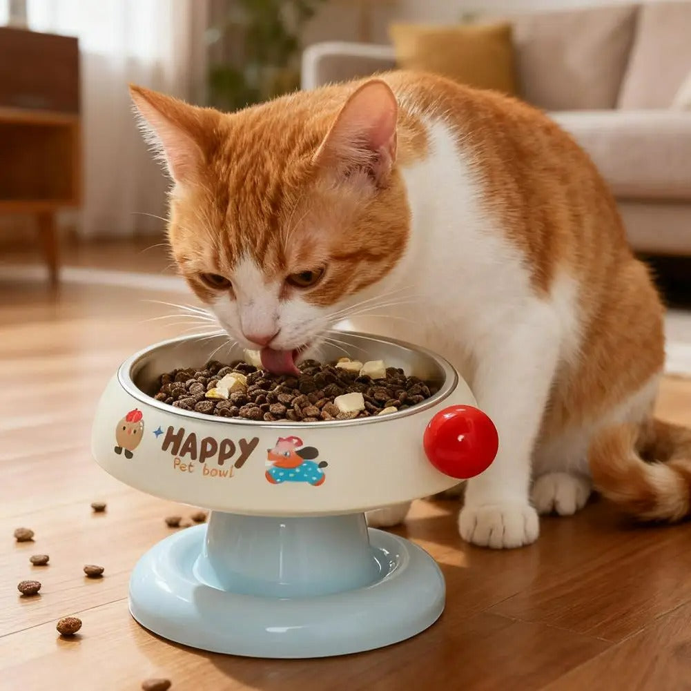 Elevated Pet Bowl for Dogs & Cats with Stainless Steel Insert – Nooka™
