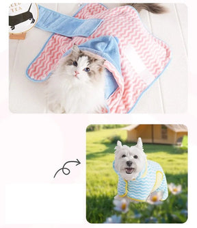 Ultra-Absorbent Pet Bath Towel, Sizes XS to XL, for Dogs & Cats – Sorbex™