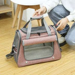 Foldable Pet Carrier Bag with Padded Shoulder Strap – Fenlo™