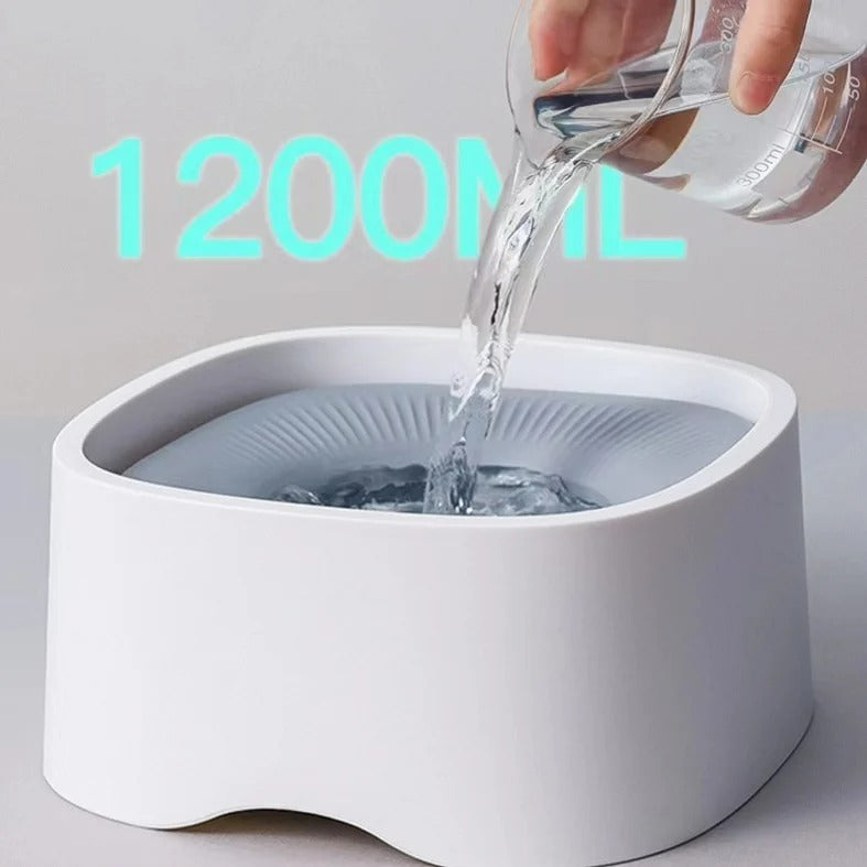 Floating Anti-Splash Pet Bowl – No-Spill Water Dish – Floatie™