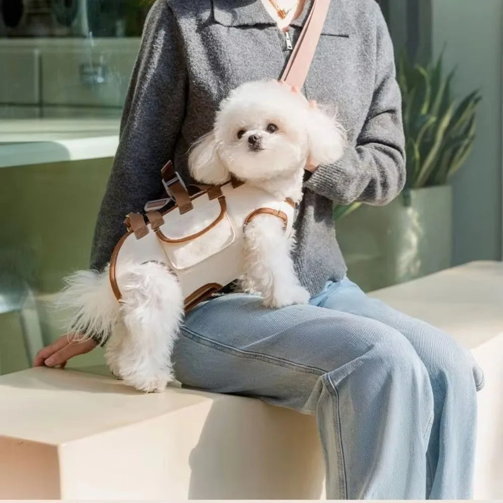 Elevated Crossbody Pet Carrier Backpack with Removable Strap – Voltra™
