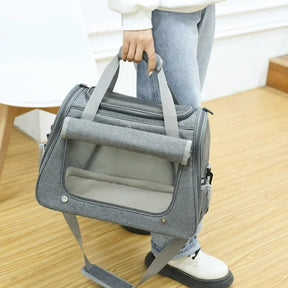 Foldable Pet Carrier Bag with Padded Shoulder Strap – Fenlo™