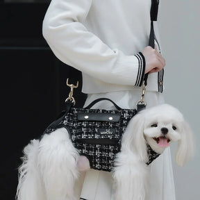 Elevated Sling Backpack Pet Carrier for Dogs & Cats – Zephira™